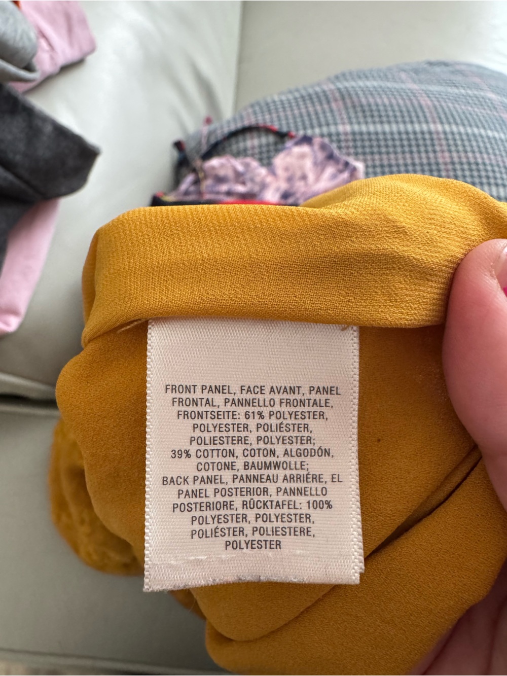 Maeve Anthropologie Embroidered lace up mustard tank top size 8 - Picture 12 of 14